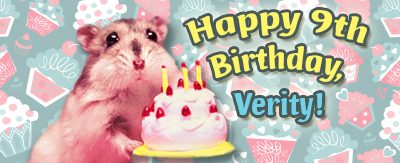 Happy 9th Birthday, Verity!